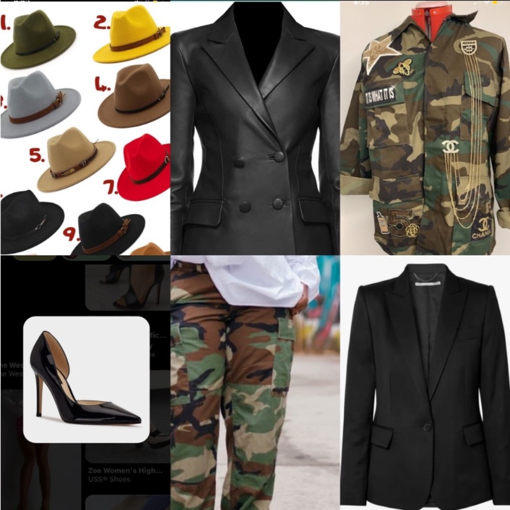 Blazers Jackets pants and pumps